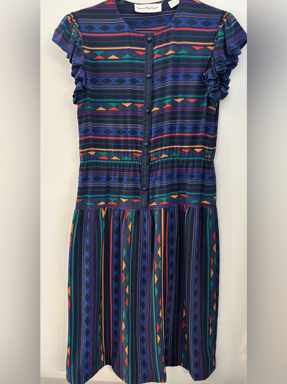 100% Silk Vintage Nipon Boutique Dress